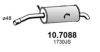 PEUGE 1730JS End Silencer